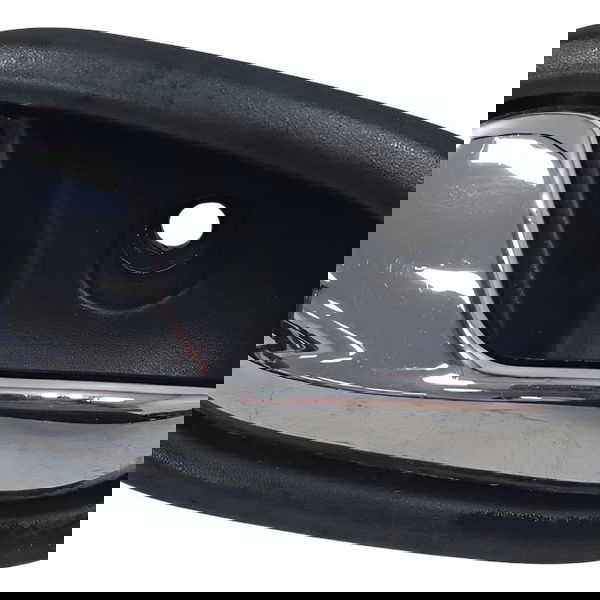 Maçaneta Interna Porta Dianteira Esq Renault Sandero 2018 Preto Dianteira