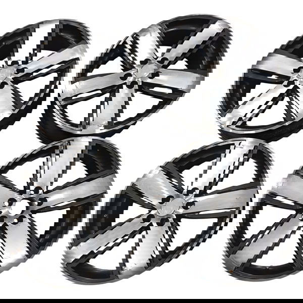 Jogo Roda Aro Liga R22 Vw Amarok 2014 Preto