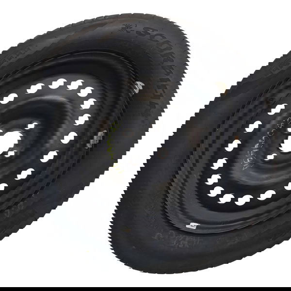 Estepe Roda Ferro Aro 16 Pneu 205/60r16 92h Kicks 2022 N1 Preto