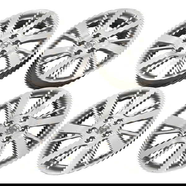 Jogo Roda Aro Liga Leve R17 Nissan Sentra 2015 Prateado