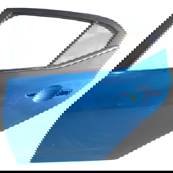 Porta Lata Traseira Esquerda Nissan Sentra 2023 Detalhe Traseira Esquerda Azul