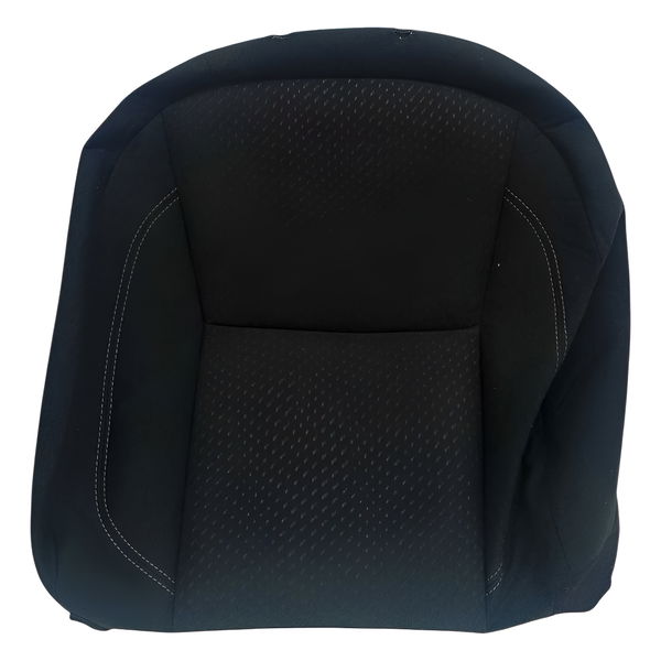 Capa Encosto Banco Dianteiro Esquerdo Nissan Frontier 2021 Preto
