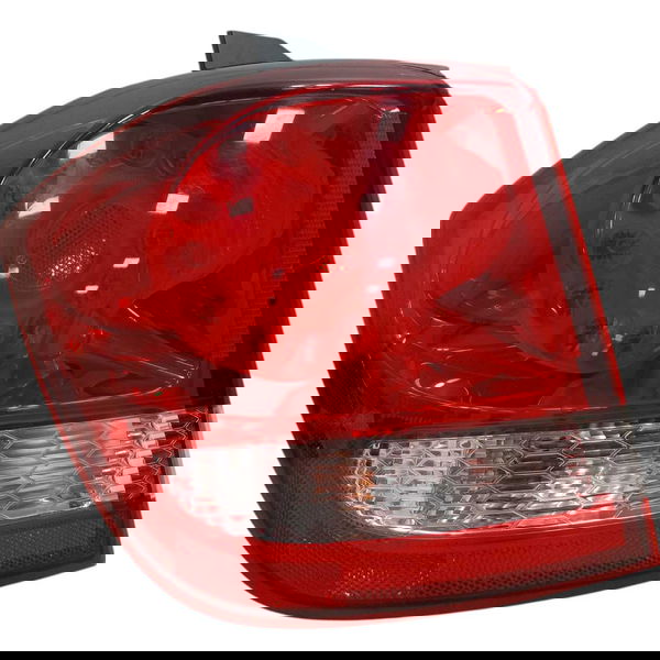 Lanterna Esquerda  Traseira Dodge Journey 2012 Detalhe Esquerdo/motorista Vermelho