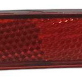 Refletor Esquerdo Olho Gato  Honda City Hatch 2023 Vermelho