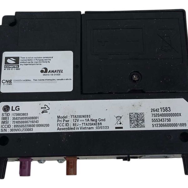 Modulo Onstar Chevrolet Tracker 12t 2023 1k0611841