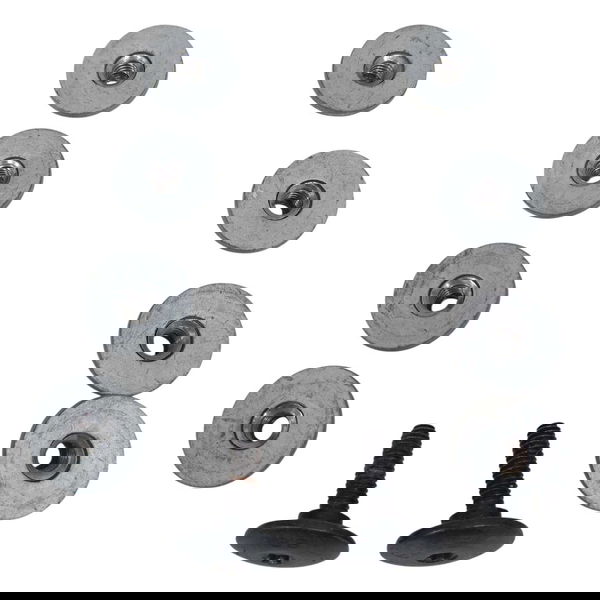 Kit Porca Parafuso Rack Teto Renault Duster 2020 Preto