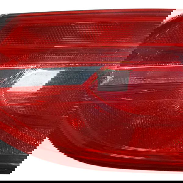 Lanterna Esquerda Tampa Traseira Vw Jetta 2014 Detalhe  Direito/passageiro Vermelho