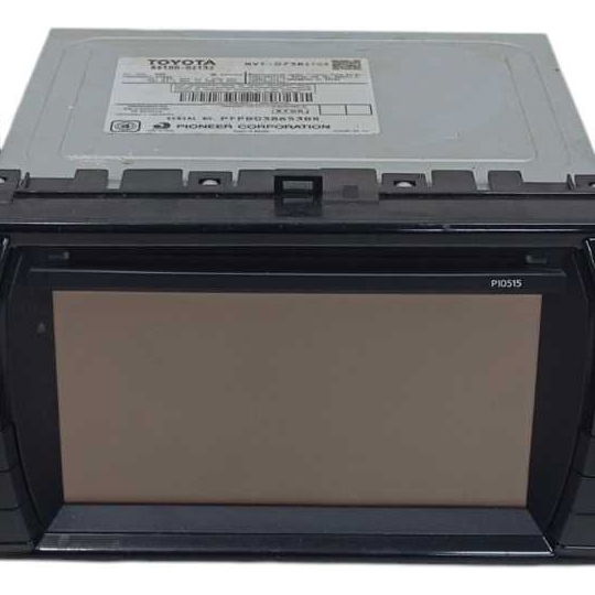 Radio Multimídia Toyota Corolla Xei 2.0 2017 8610002132 Cinza