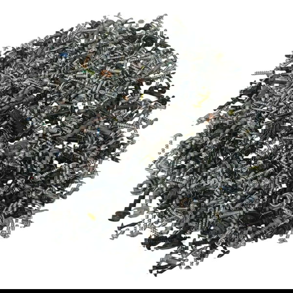 Parafusos Montagem Interna Variados Prata