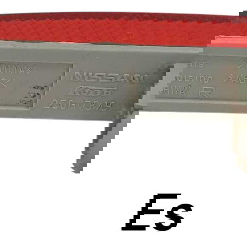 Refletor Olho De Gato Traseiro Esquerdo Nissan Kicks 2019 Vermelho