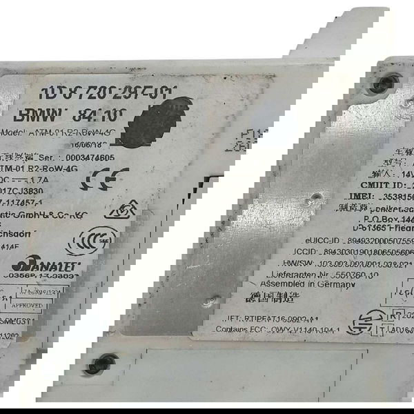 Módulo Controle Bluetooth Bmw 320i 2018 55076010