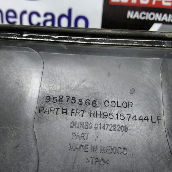 Aplique Porta Dianteira Direita Gm Tracker Ltz 2018