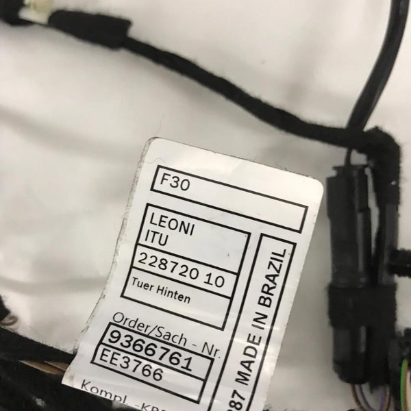 Chicote Porta Traseira Direita Bmw 320i 2018