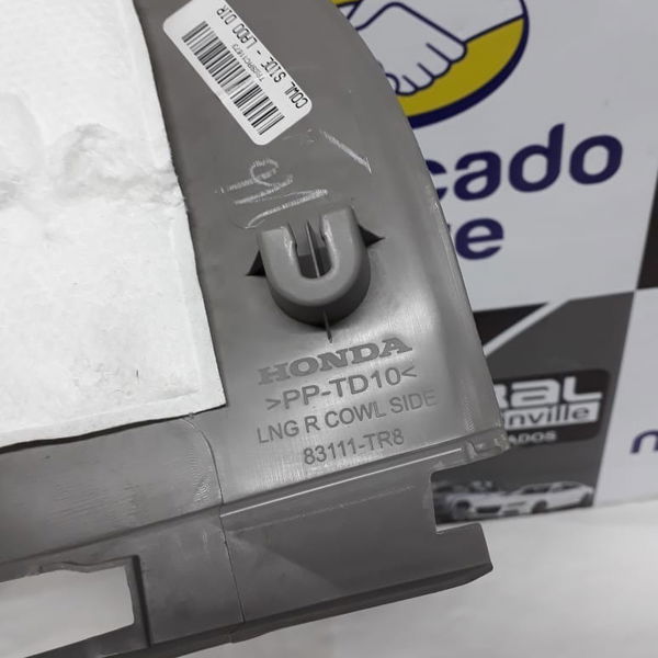 Soleira Curva Porta Dianteira Direita Honda Civic 2015