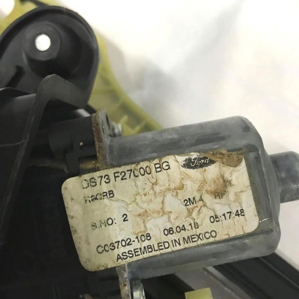 Máquina Vidro C/ Motor Traseira Direita Fusion 2017 2018 Nº Ds73f2700bg