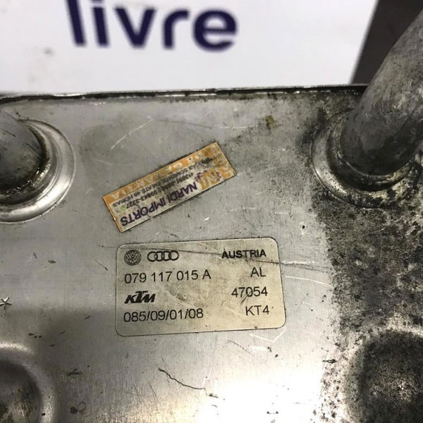 Radiador Resfriador Óleo Touareg 4.2 V8 2007 2008 2009 2010 - 079117015a