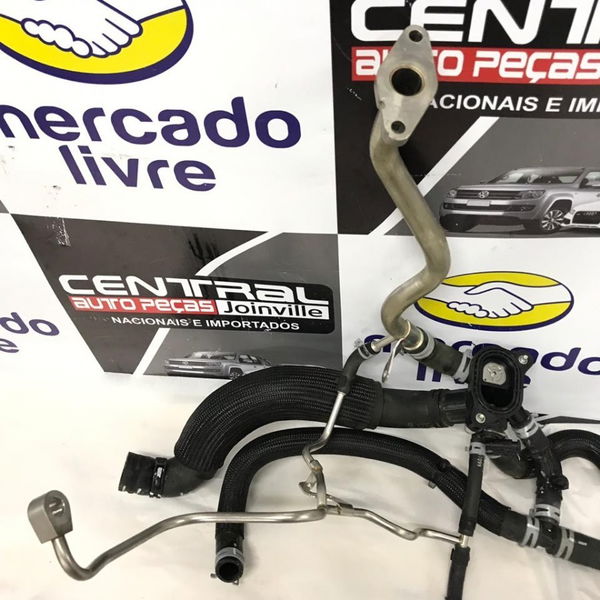 Carcaça Válvula Termostática C/ Mangueira Tracker 2017 2018