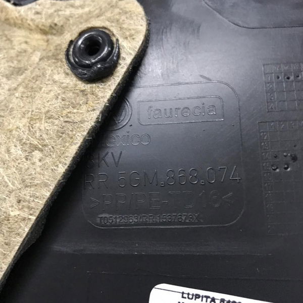 Forro Porta Traseiro Direito Golf 1.4 Tsi 2014 2015 2016
