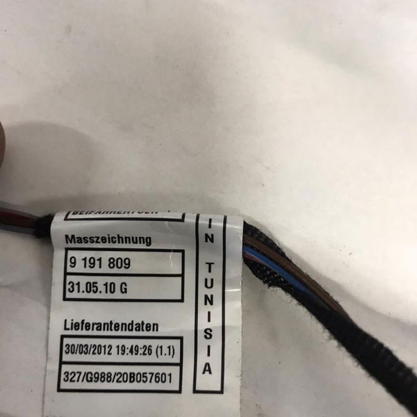 Chicote Porta Dianteira Direita Bmw X1 2.0 Turbo 2012 2013
