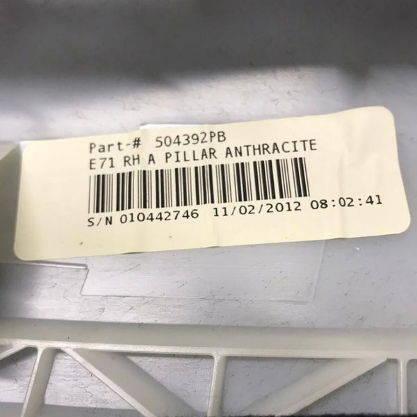Acabamento Direito Coluna Parabrisas Bmw X6 3.0 2013 2014