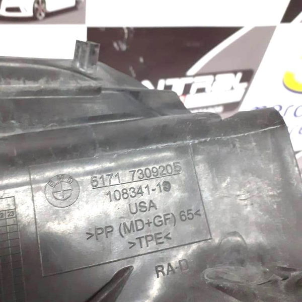 Defletor Esquerdo Partição Motor Bmw X5 F15 35i 2015 2016