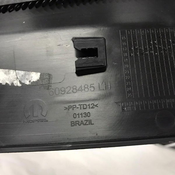 Aplique Moldura Porta Traseira Esquerda Compass Flex 2019 20