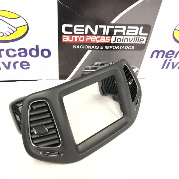 Moldura Multimídia C/ Difusor Ar Jeep Compass Flex 2018 2019