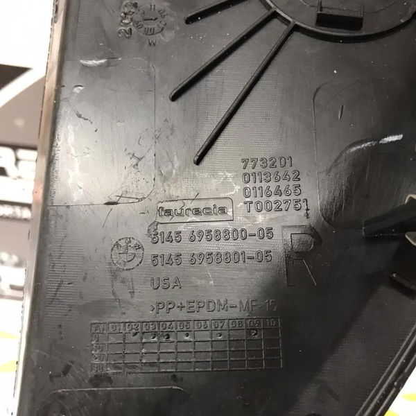 Acabamento Direito Lateral Painel Bmw X6 2013 2014 6958800