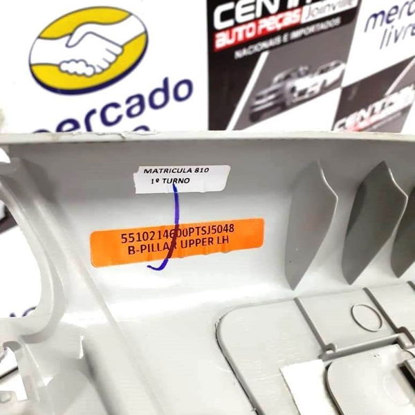 Acabamento Esquerdo Coluna Teto Cinto Compass Flex 2018 2019