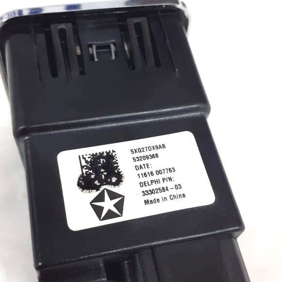 Entrada Auxiliar Tomada Usb 12v Fiat Toro 2.4 Flex 2017 2018