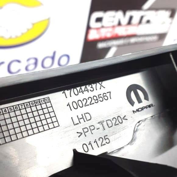 Moldura Comando Ar Condicionado Fiat Toro 2.4 Flex 2017 2018