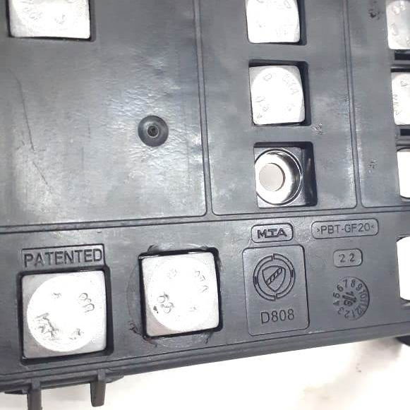 Placa Módulo Polo Positivo Bateria Jeep Compass Flex 18 2019