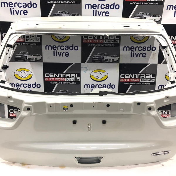 Tampa Traseira Lata Porta Mala Jeep Compass 2017 2018 Pérola
