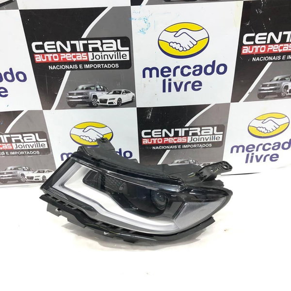 Farol Esquerdo C/ Led E Xenon Jeep Compass Diesel Vendido Esquerdo