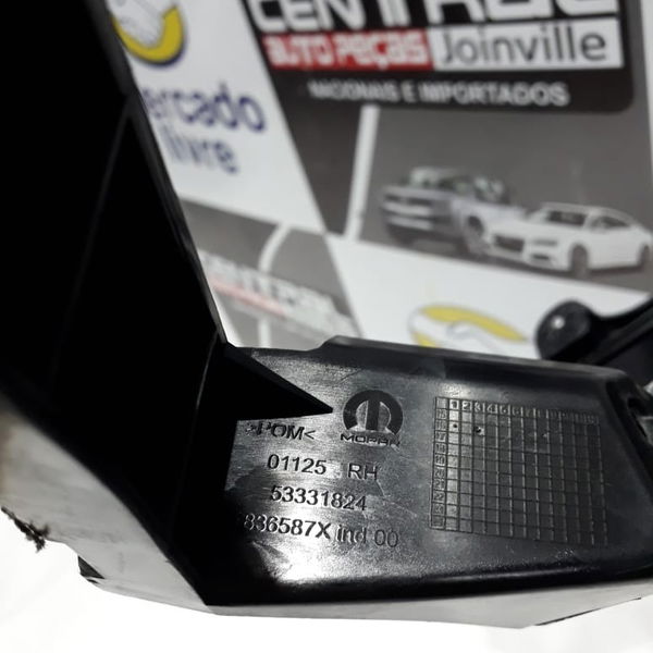 Guia Direito Parachoque Traseiro Jeep Compass Flex 2016 2017