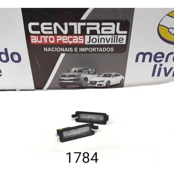 Par Lanterna Luz Placa Traseira Jeep Compass Flex 2016 2017