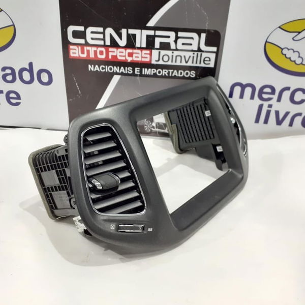 Moldura Multimídia C/ Difusor Ar Jeep Compass Flex 2016 2017