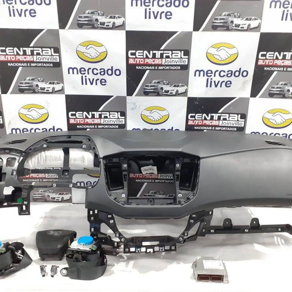 Kit Conjunto Airbag Hyundai Creta 2.0 Pulse 2017 Sem Modulo