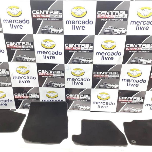 Jogo Tapete Carpete Original Ford Focus Powershift 2014 2015 Preto