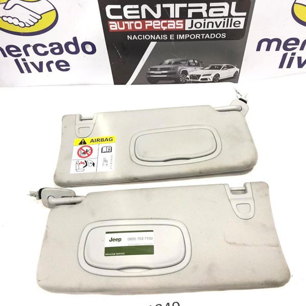 Par Quebra Para Sol Jeep Compass Flex 2016 2017 Original 