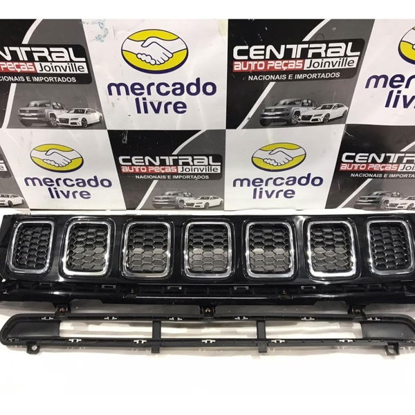 Grade Parachoque Dianteiro Jeep Compass 2017 2018 C/ Detalhe