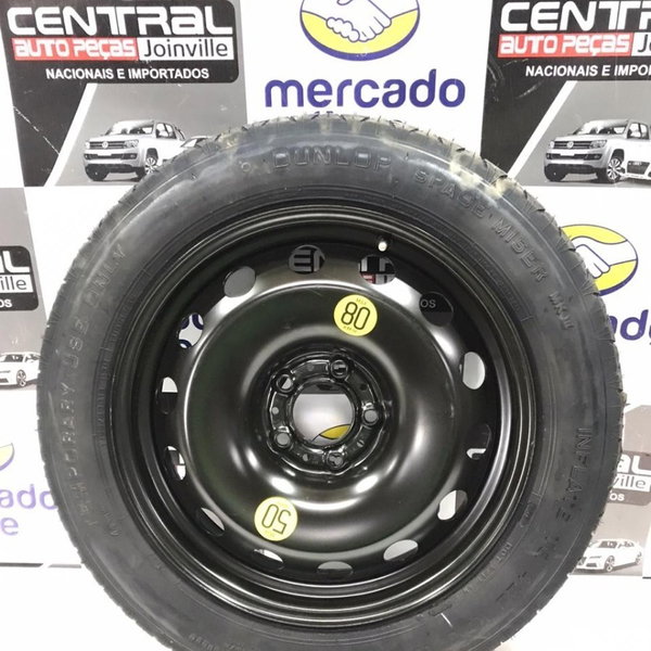 Estepe Fino Roda C/ Pneu R18 Bmw X6 Xdrive 2013 2014 Novo Preto