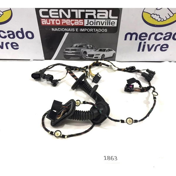 Chicote Porta Dianteira Direita Touareg 4.2 V8 2007 2008 09