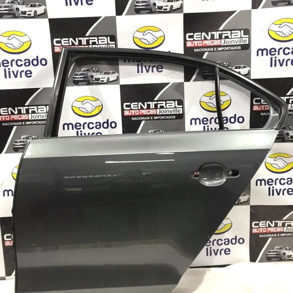 Porta Traseira Esquerda Jetta Tsi 2011 2012 2013 2014 2015 Cinza-escuro