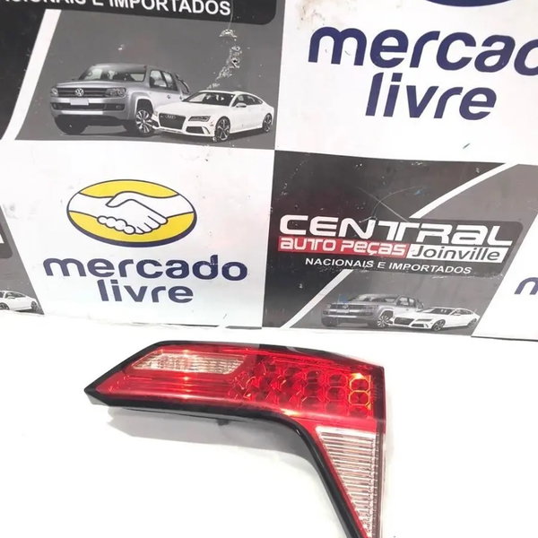 Lanterna Direita Tampa Traseira Mala Honda Hrv 2016 2017  Vermelho