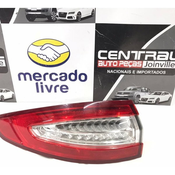 Lanterna Traseira Esquerda Ford Fusion 2013 2014 2015 Led  Esquerdo Vermelho