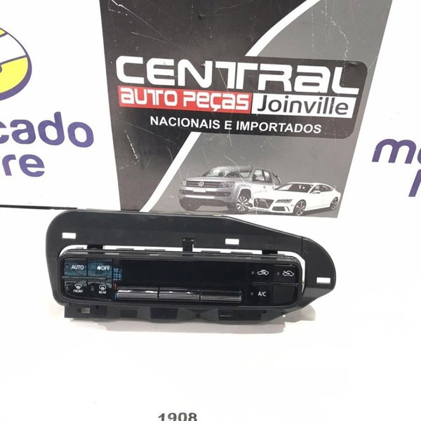 Comando Botão Ar Condicionado Digital Corolla 2.0 2018 2019 Preto