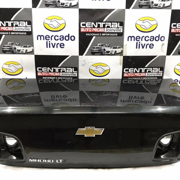 Tampa Traseira Porta Malas Gm Malibu 2.4 2010 2011 2012 Preto