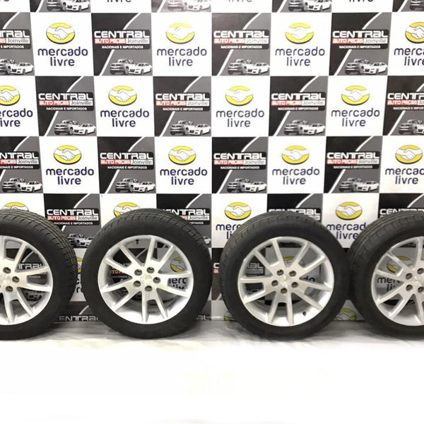 Jogo Roda Aro C/ Pneu 235/50 R18 Gm Malibu 2010 2011 2012  Prata