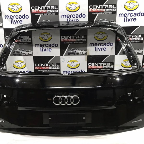 Tampa Traseira Porta Malas Audi Q5 S-line 2.0 Tfsi 2019 2020 Preto